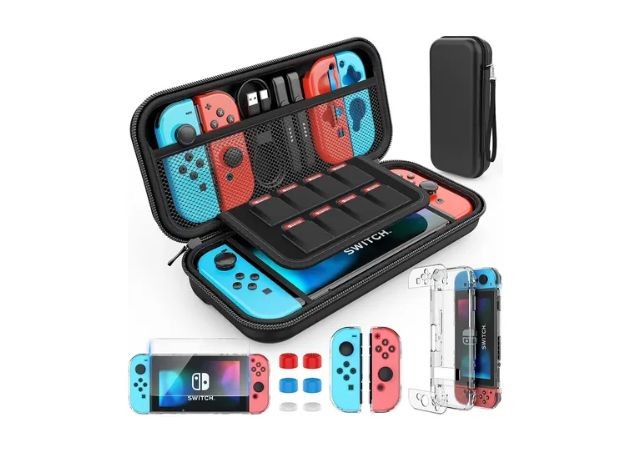 &u+ NINTENDO SWITCH OLED CASE SET 10 EN 1 (163)